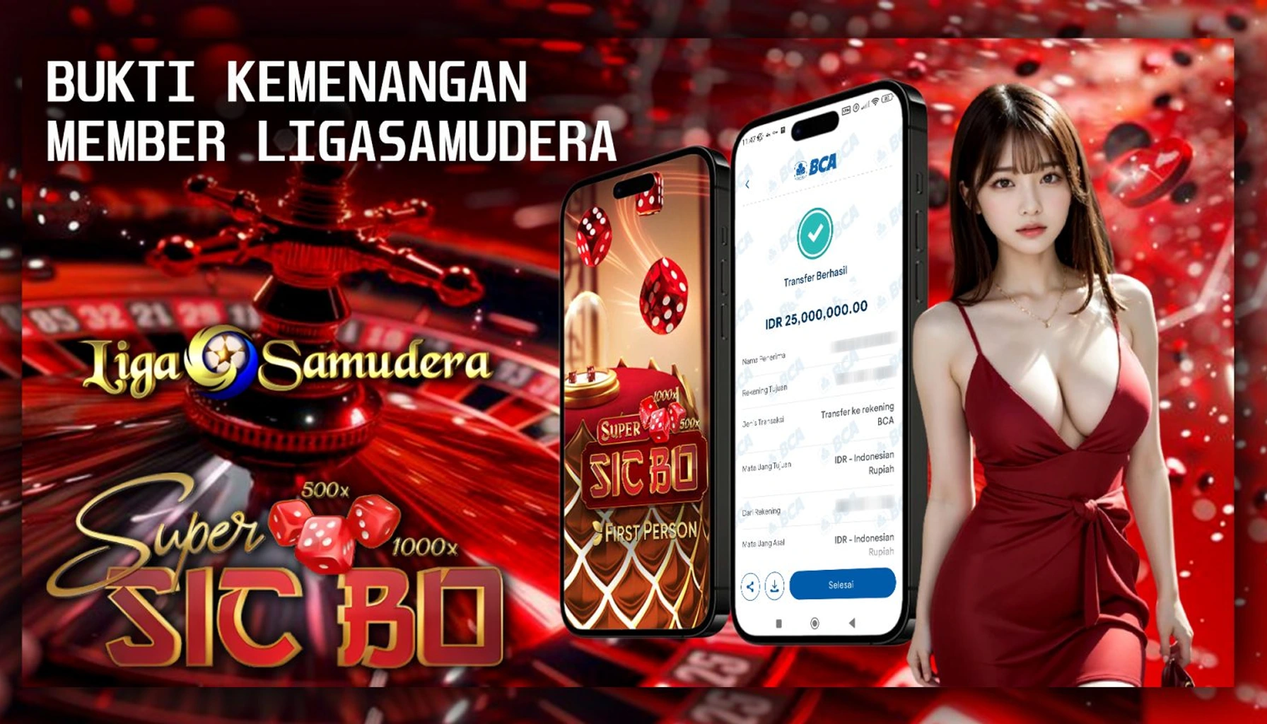 Bukti Kemenangan Sicbo Live Casino